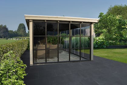 Steel look raammodules