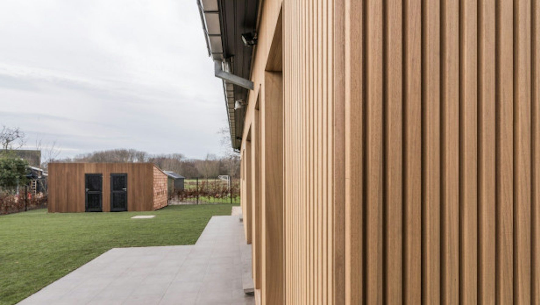 Thermowood gevelbekleding