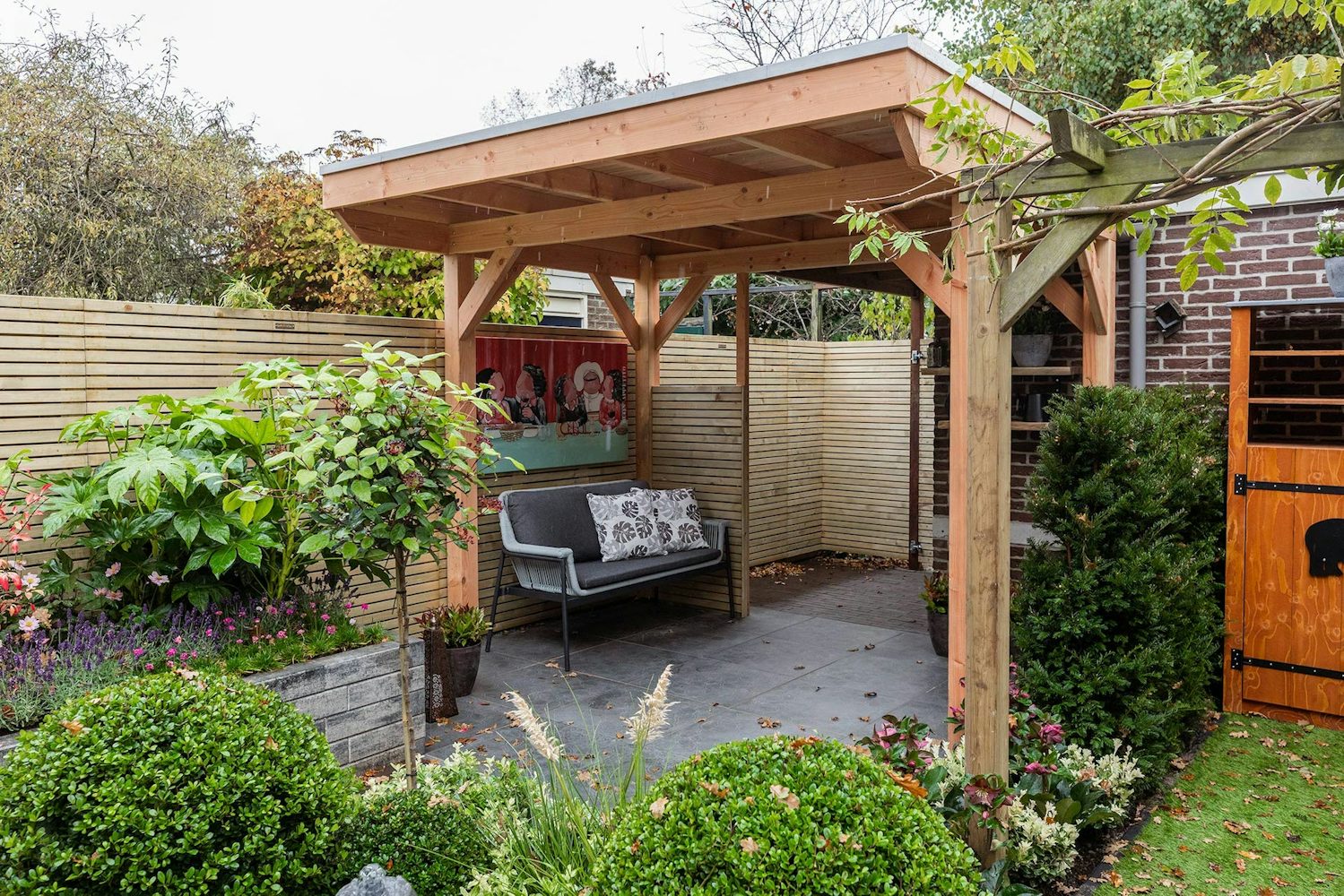 Overkapping 3x3 meter douglas