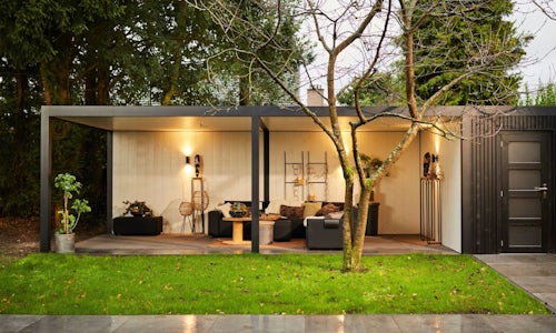 alu- Buitenverblijf Allure Een prachtige combinatie van aluminium en hout!
