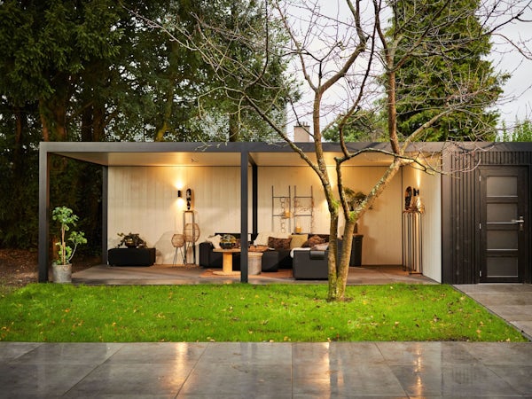 alu- Buitenverblijf Allure Een prachtige combinatie van aluminium en hout!