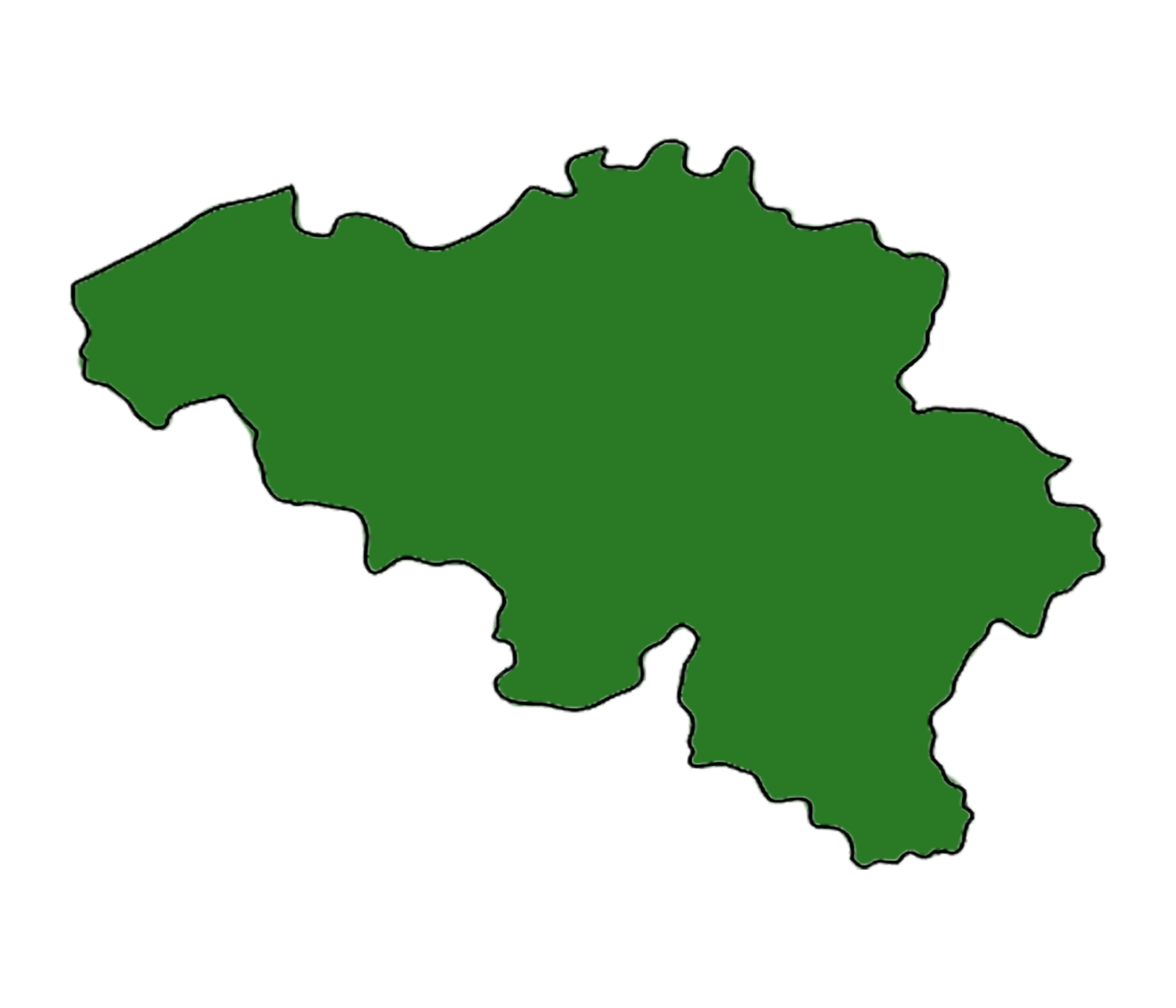 Belgie groen PNG