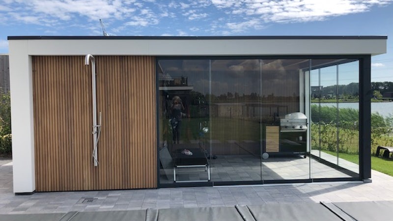 Verona familie van Doorn 3 duurzaam hout thermowood milieubewust buitenverblijf