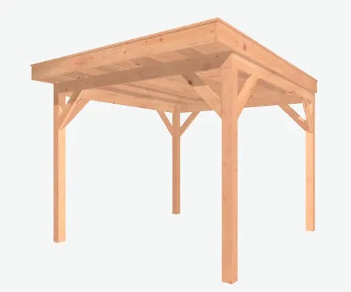 Overkapping hout NuBuiten