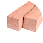 douglas houten palen bij nubuiten