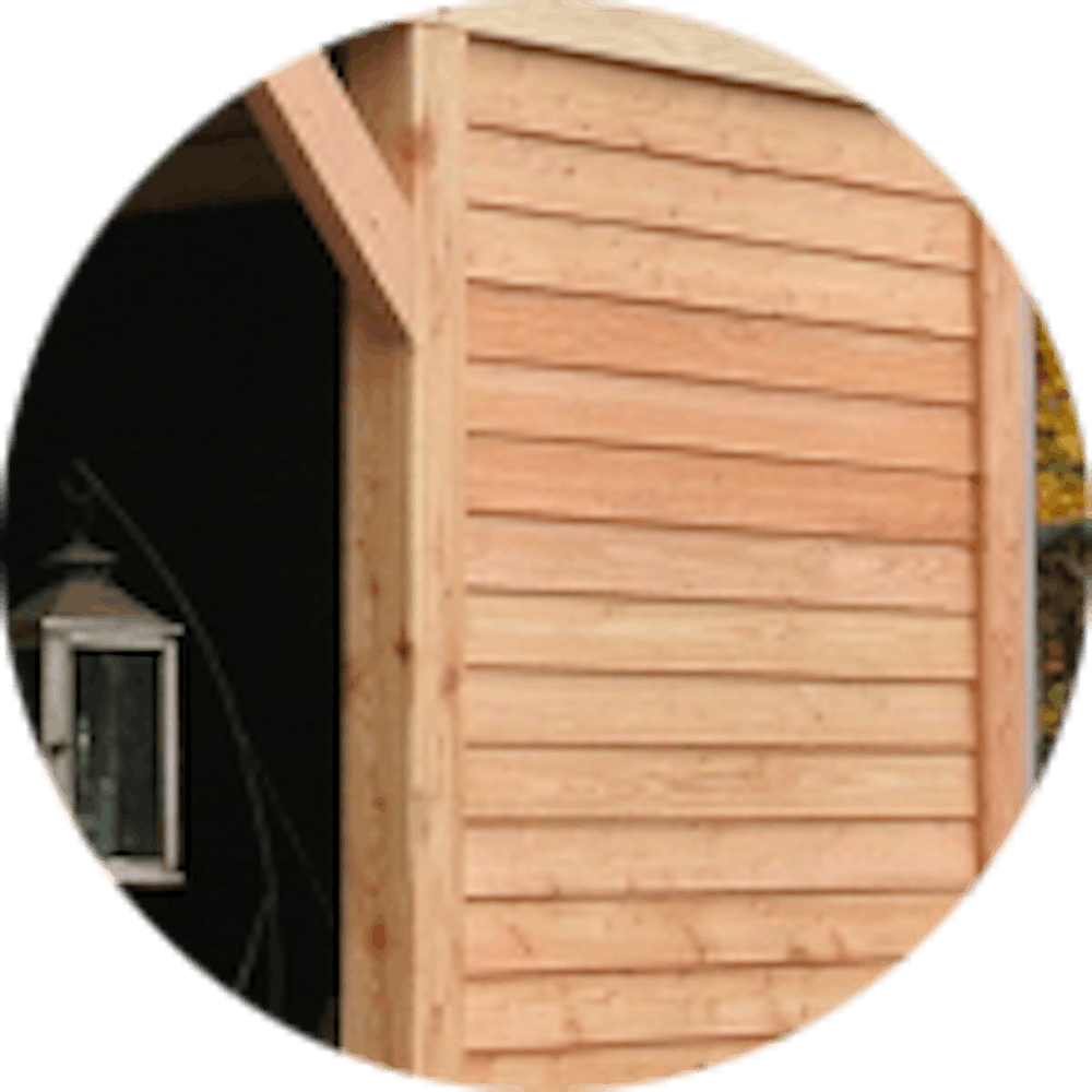 Douglas zweeds rabat gevelbekleding