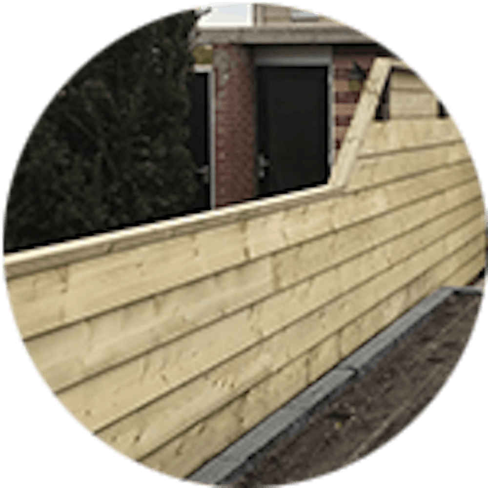 Grenen groen gevelbekleding rabat