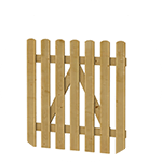 Hekwerk houten poortje