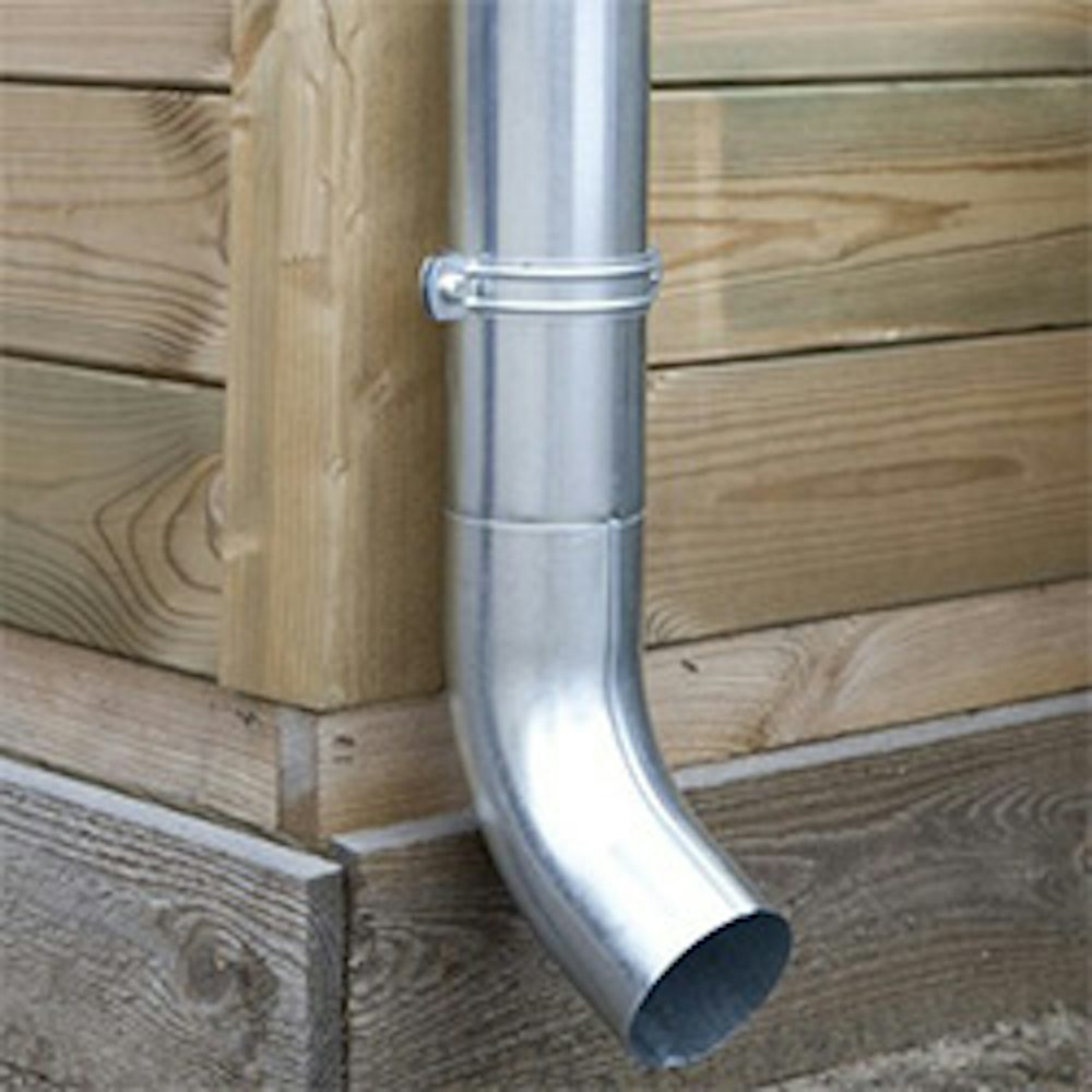 verzinkte dakgoot goot afwatering overkapping