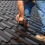 snelle installatie dakpan platen dakpanplaat zwart hps2000 tata steel