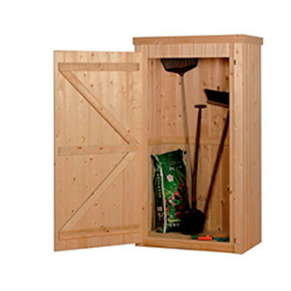 tuinkast hout opslag in de tuin opberging nubuiten