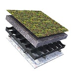 Natuurlijke dakbedekking voor blokhut nubuiten